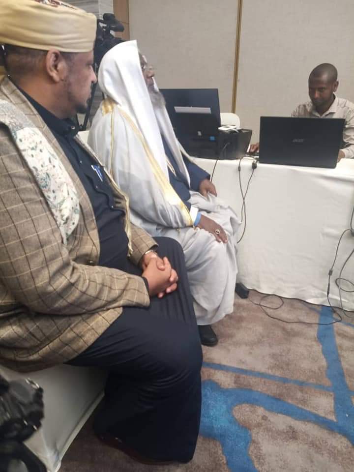 eiasc1's tweet photo. የኢትዮጵያ እስልምና ጉዳዮች ጠቅላይ ምክር ቤት  ፕሬዝዳንት ሼይኽ ሐጂ ኢብራሂም ቱፋ  አዲሱን የሐጅ ምዝገባ ሲስተምን አስጀመሩ 
https://t.co/UuMwTK4Iqo https://t.co/w14Fg0HRFZ