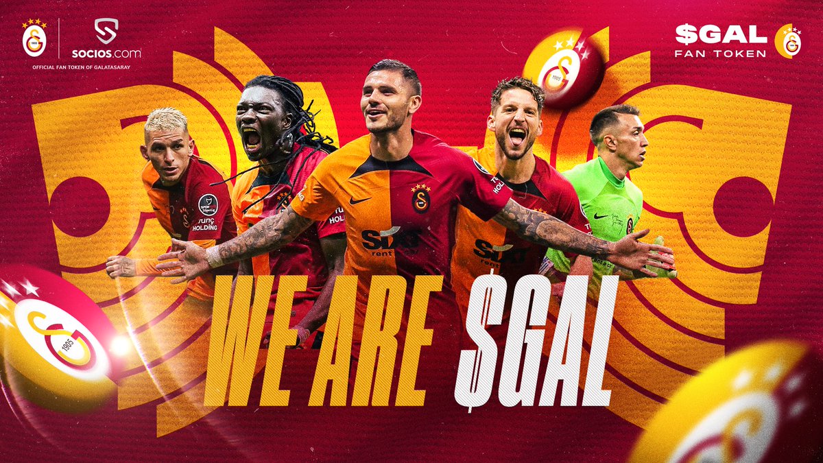 GalatasaraySK's tweet photo. Resmi Fan Token partnerimiz @socios ile şampiyonluk yolunda #TaraftardanFazlasıOl!

Oylamalar, özel etkinlikler, iç saha maçlarımızda VIP deneyimler ve daha birçok fayda uygulamada sizi bekliyor.

Şimdi https://t.co/vAnoXojsJy'a katıl 👉 https://t.co/pDg6HJNOsP https://t.co/bxxwmVIQMj