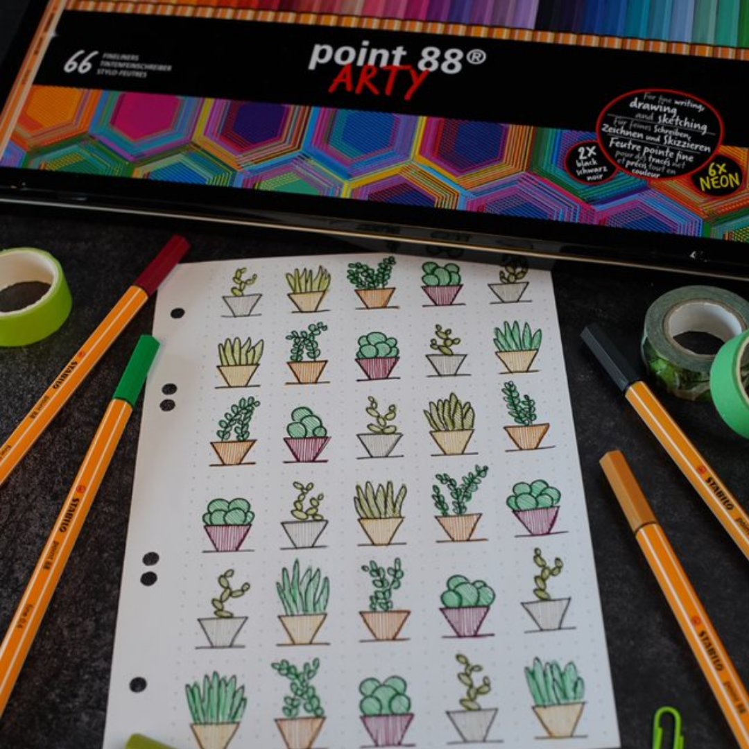 Pens_Etc's tweet photo. Stabilo point 88 is Europe's best-selling fineliner! It's available in a wide range of brilliant colours, ready to create your next masterpiece 🖼️ #arty #stabilo #pensetc https://t.co/Vm5DcQrrii