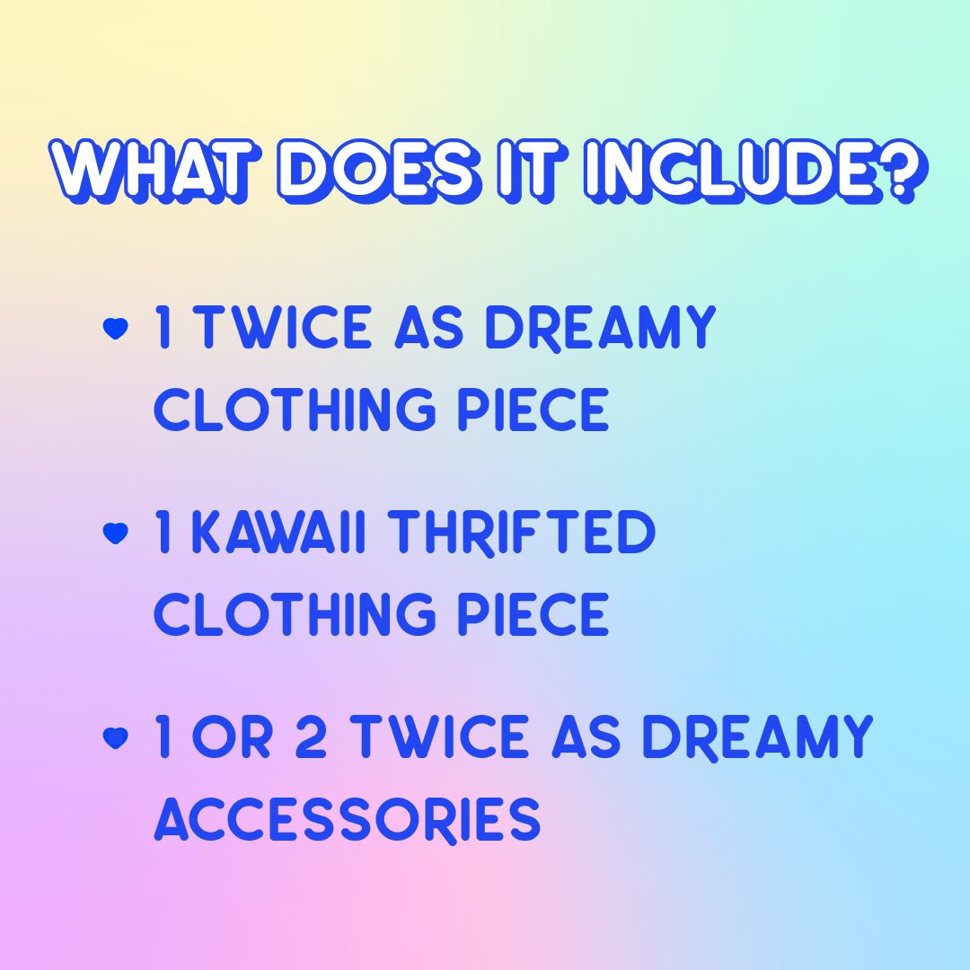 Do u love a surprise?? Check out the cutest mystery curated style bundles!! 🥰💕 #kawaiifashion #sanrio #coquette #pastel 
etsy.com/au/listing/135…