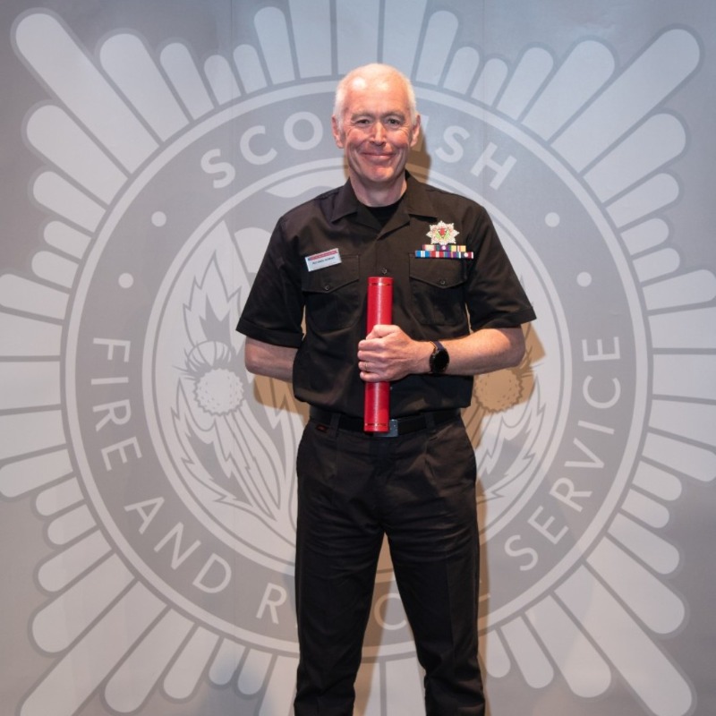 fire_scot's tweet photo. A former aircraft engineer is determined to show that age is just a number after fulfilling his dream of becoming a wholetime firefighter – at the age of 56.

RAF veteran Michael Rimmer is preparing to take on his new role after graduating this week.

Read more ⤵️ #WeAreSFRS 🚒