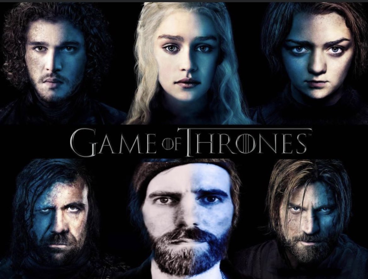 8 år sedan jag va med på postern för #GoT. Tiden går…