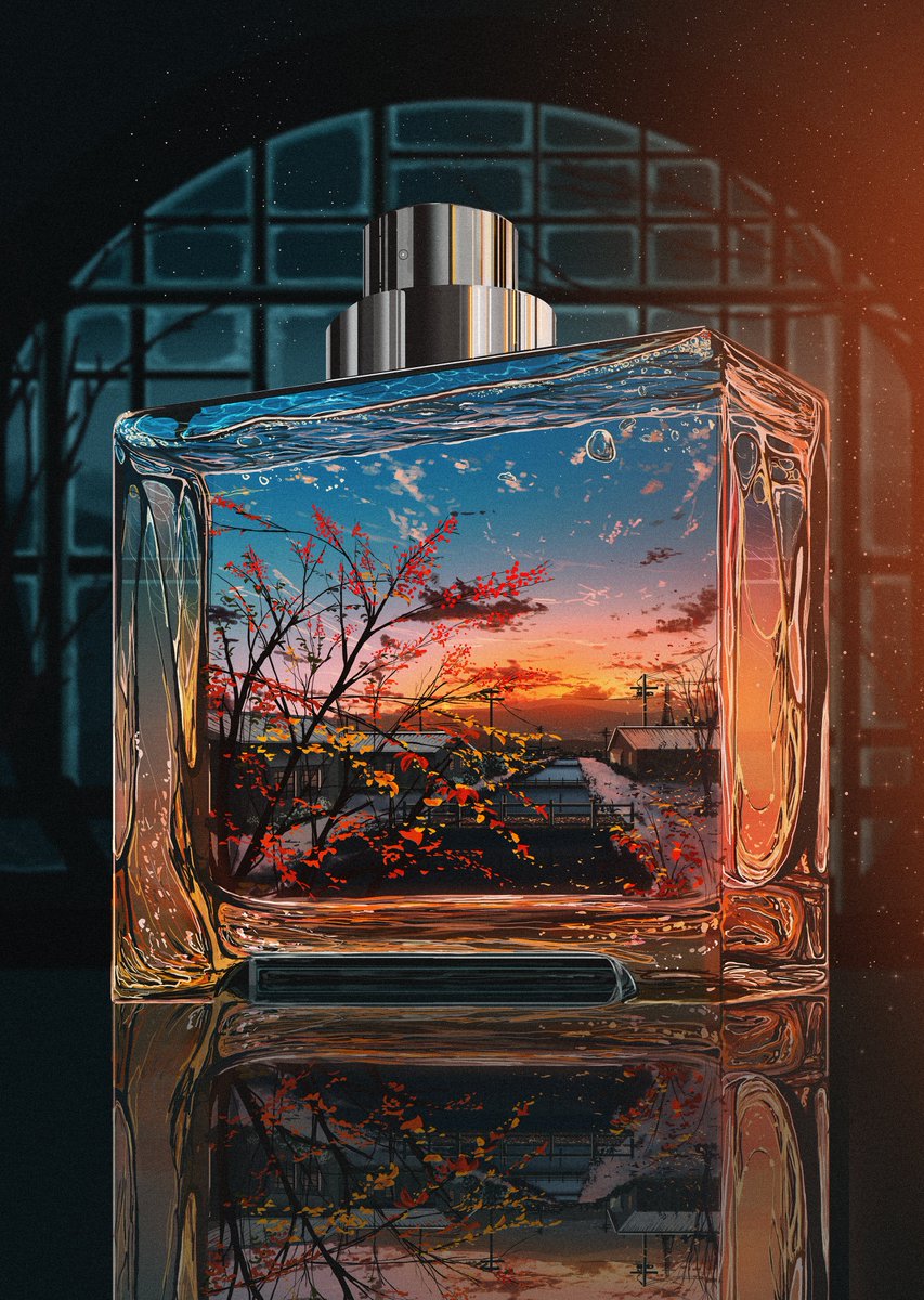 「季節の香水 」|ツチヤのイラスト