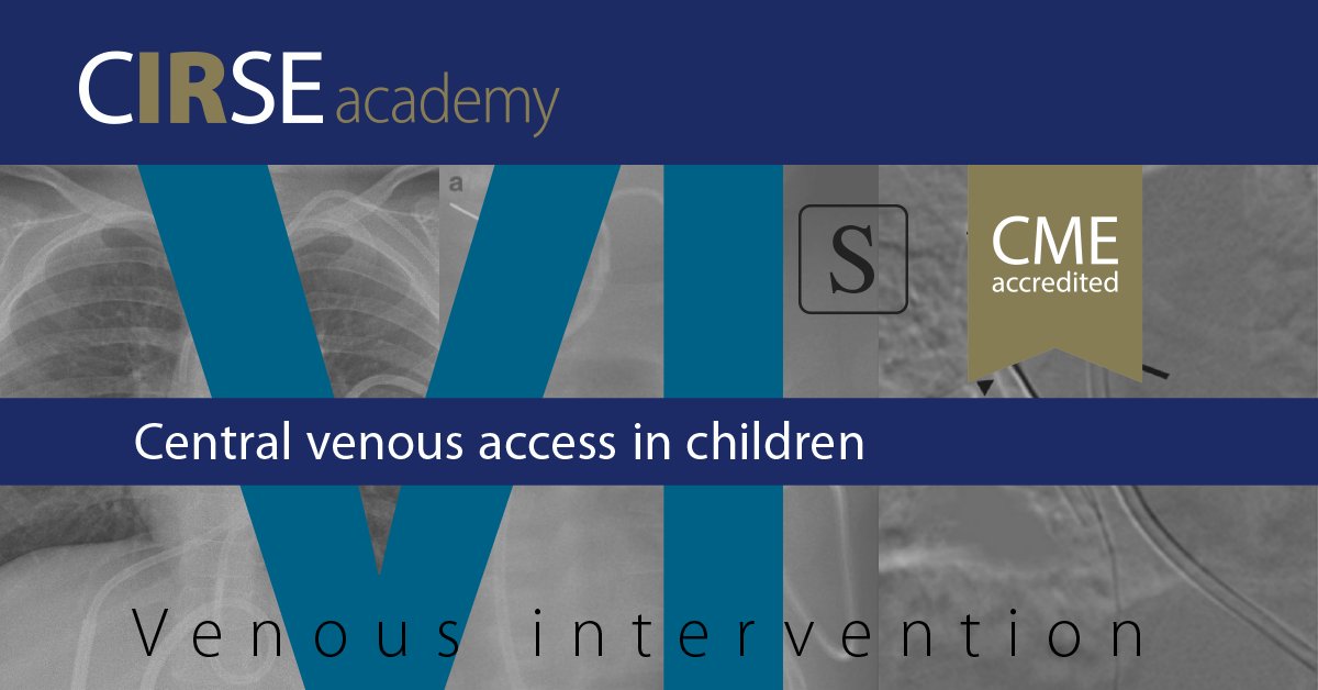 cirsesociety's tweet photo. Relatively simple vascular access procedures can mean huge long-term benefits for children &amp; their families. The new #CIRSEacademy specialist course gives a practical overview of which venous access devices are best suited for small children &amp; babies.  ➡️ https://t.co/EE19f6NAbU https://t.co/idym4zofrm