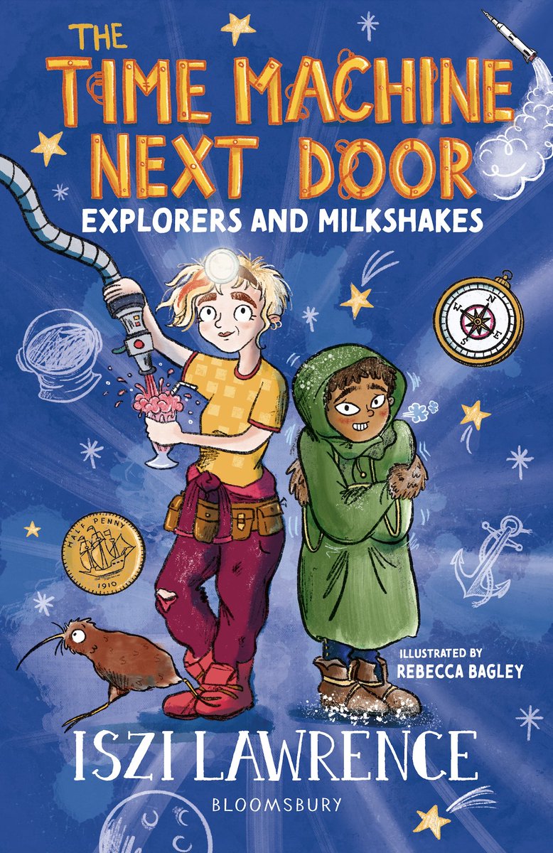 #UKLALucky13th Time flies when you're having fun. But what does it do when you're not? The Time Machine Next Door is a new series from <a href="/iszi_lawrence/">iszi lawrence</a> illus.  <a href="/bagleybooks/">Rebecca Bagley</a> RT to win 1 of 2 bundles. 
#UKLAMembers only.

Not a member yet?  Join here: ukla.org