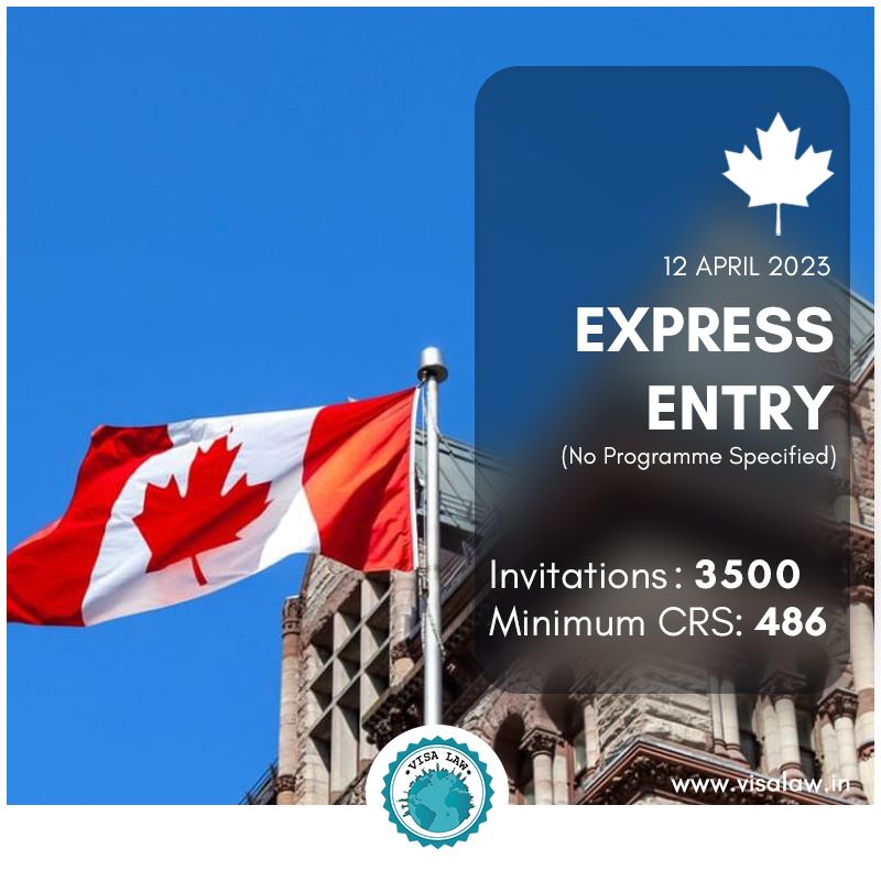 IRCC 🇨🇦 has held yet another #expressentry draw on 12 April 2023!

Congratulations to the invitees 💐

#expressentrydraw #ExpressEntryupdate #expressentrycanada #expressentryprogram #immigrationnews #immigrationlawyer #immigrationconsultant #ImmigrationUpdate #visalawfirm