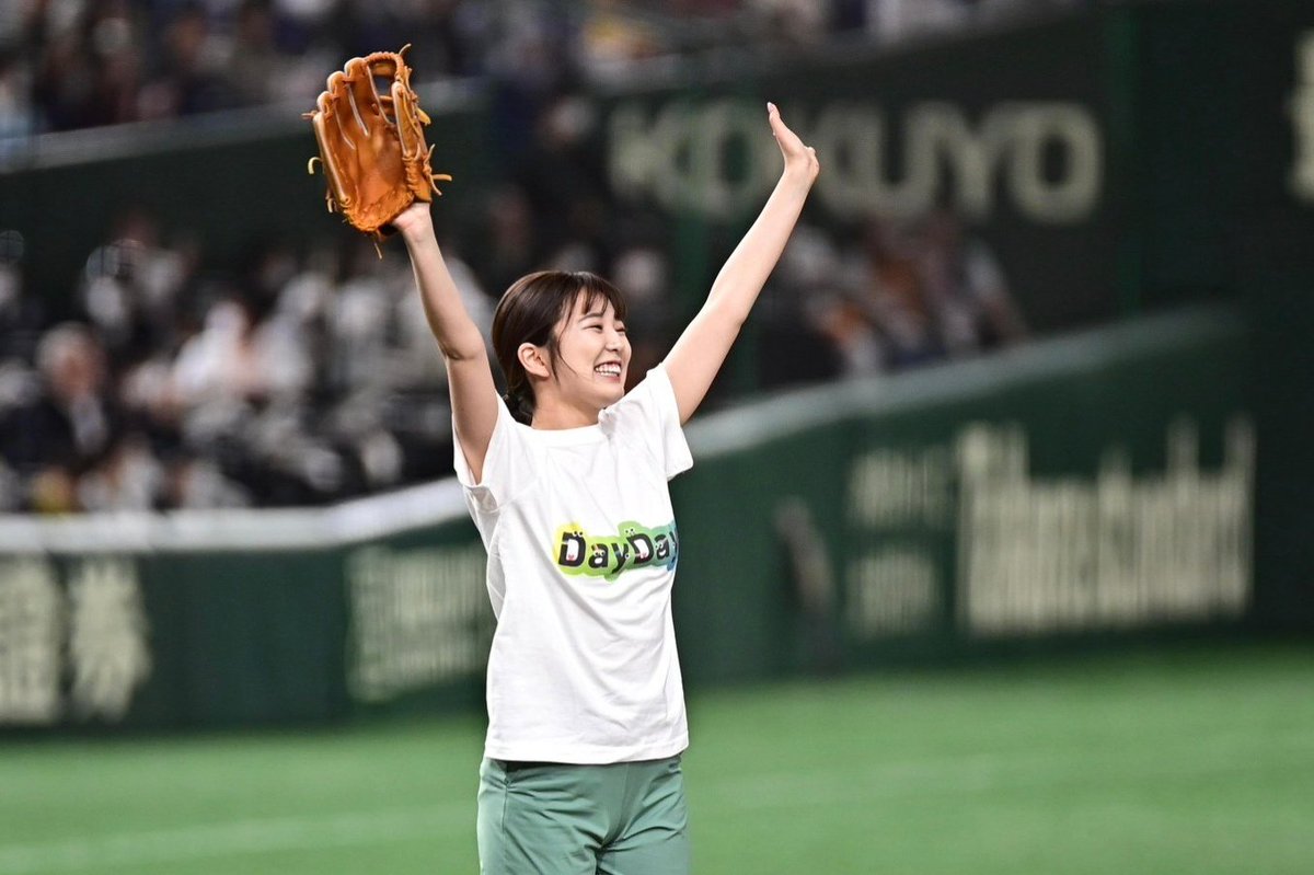 巨人 - #阪神 （東京ドーム） 始球式には日本テレビの #黒田みゆ