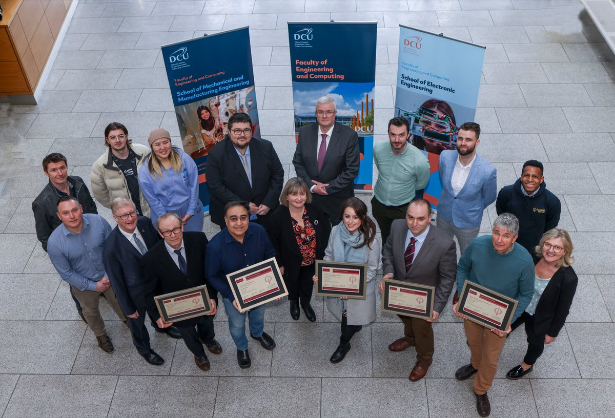 DCUEngineering's tweet photo. Five courses in the Faculty of Engineering and Computing @DCU have received accreditation from @EngineerIreland.
This accreditation ensures that our engineering programmes meet international standards and the needs of the engineering profession.
Read here: https://t.co/K2tqoCh9xh https://t.co/P1JeY0bwWM