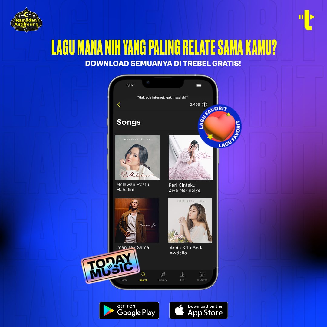Trebel_ID's tweet photo. Siapa yang kisah cintanya terhalang rumah ibadah? Lagu-lagu ini cocok buat kamu! 😭🙏
Kira-kira lagu mana yang paling relate sama kamu? Komen deh! 🥲👇
#TREBELMusik #Mahalini #AlvinJo #ZivaMagnolya #Awdella #LDR https://t.co/a3U7EnWWqU