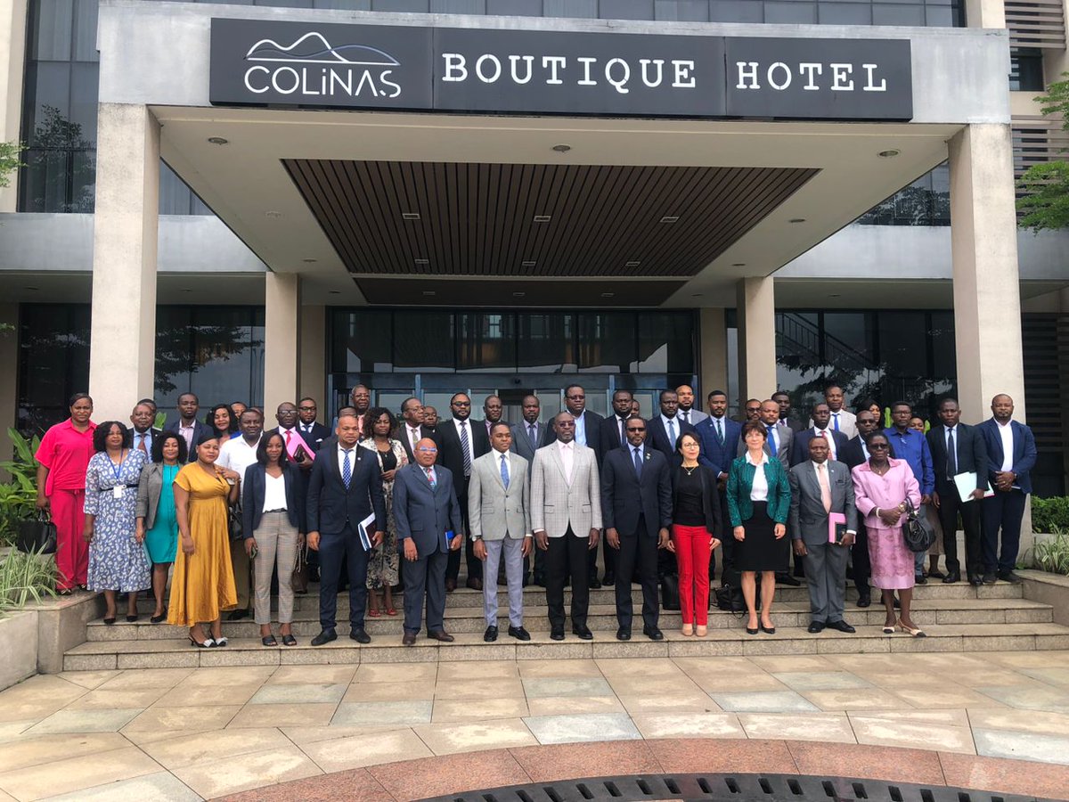 afristat_org's tweet photo. M. Paul Henri Nguema Meye, Directeur Général d'@afristat qui fait partie des animateurs de cet atelier a eu le privilège de souhaiter la bienvenue aux participants. Cette session de sensibilisation et d'initiation se déroulera du 11 au 14 avril 2023. #AFRISTAT, #INEGE https://t.co/jMLhiHAoNQ
