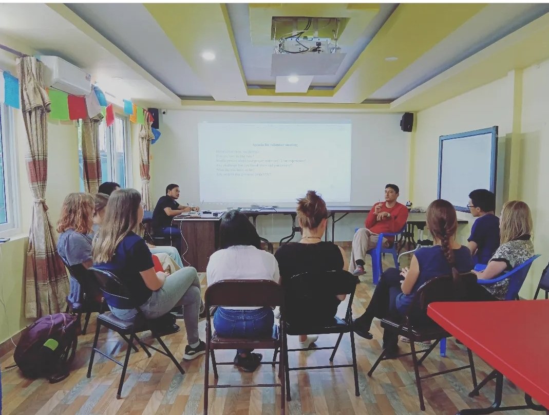 Volunteers Meeting, Interactive session reviewing their field work experience.

#volunteerinitiativenepal #volunteerwithvin #empowerment #volunteersmeeting