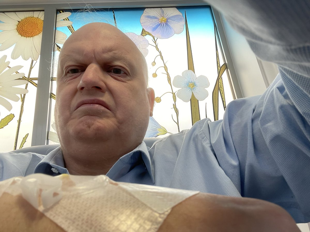 Sixth and final lot of chemotherapy! Now have to wait 10 weeks for a scan but feeling positive