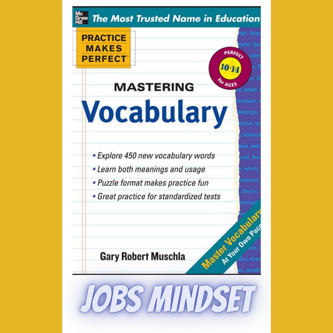 JobsMindset2023's tweet photo. Practice Makes Perfect Mastering Vocabulary download pdf for free!
⬇️ Download From this link For Free:
https://t.co/IEBhUApX89
_________________________________
#books_is_in_our_court
#pdfbook
#ebooks
#bookspdf
#story
#stories
#learning_english https://t.co/lAkMOfUClP