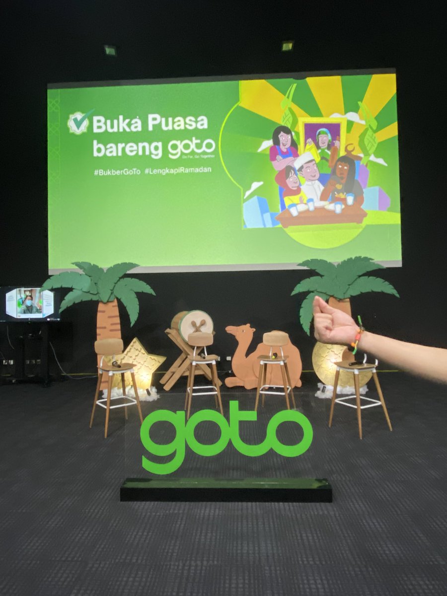 Arriving at #bukbergoto #lengkapiramadan