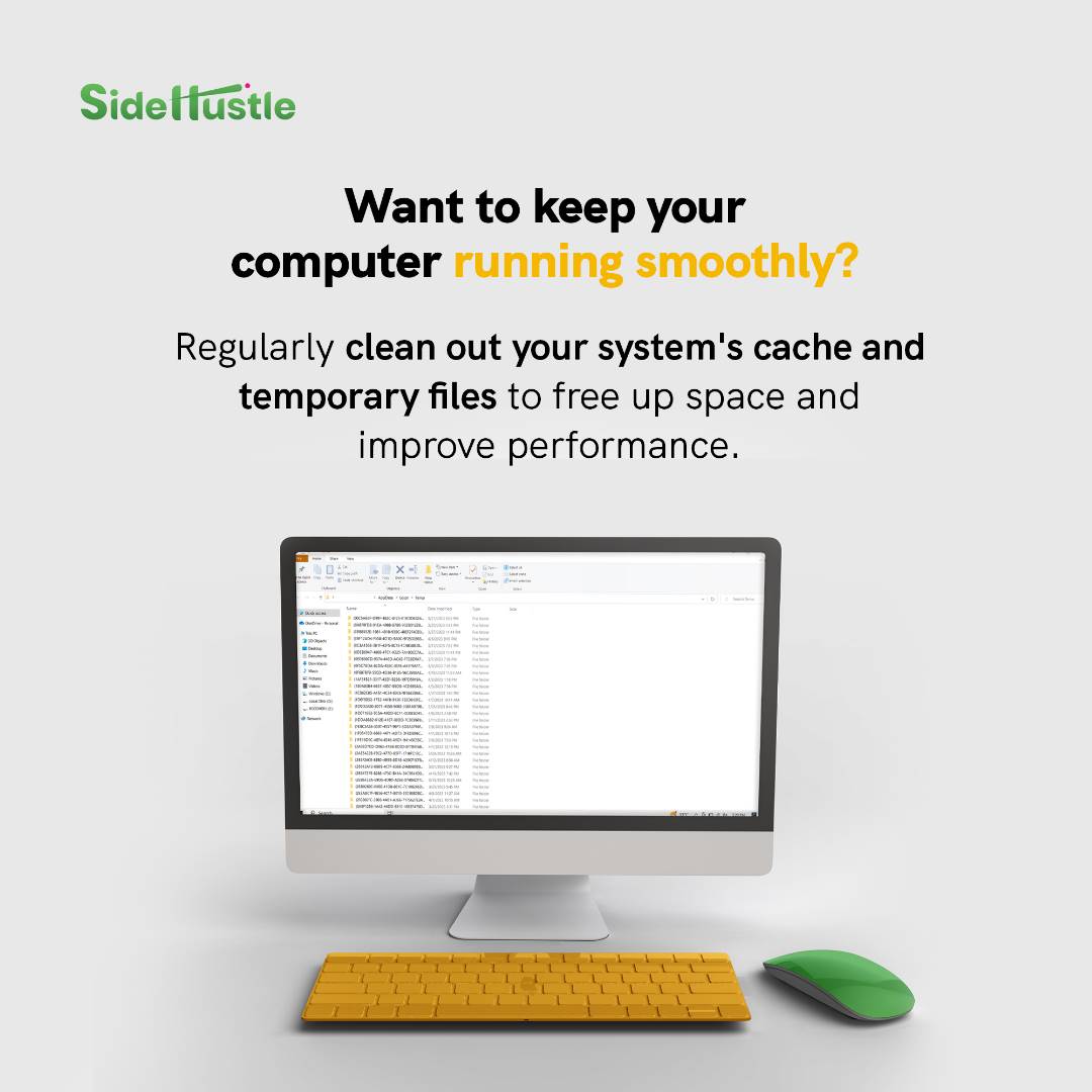 terralearning's tweet image. Maximize your computer&apos;s performance with this simple tip! 💻 

Clear out your cache and temporary files regularly to keep your system running smoothly. 👌

#TechTips #PerformanceBoost #ComputerMaintenance