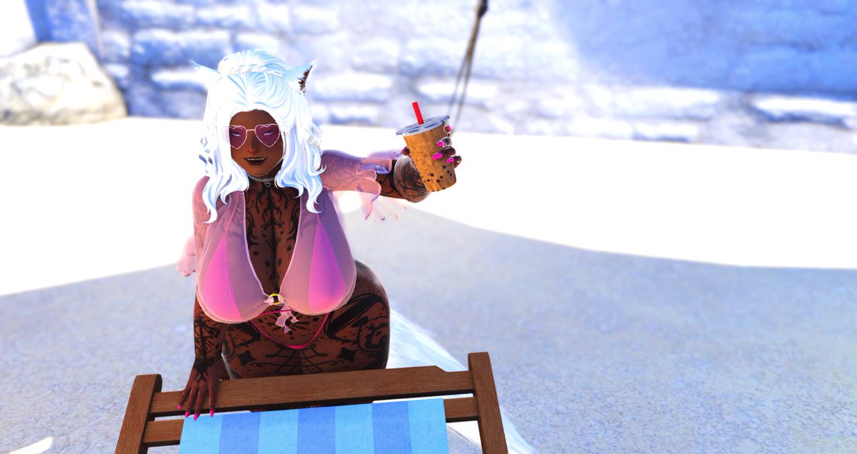 thecrowshideout's tweet photo. "So what if it isn't summer yet? I can still enjoy the beach!"

#GPOSER | #EorzeaPhotos | #TalimTahee [Simplicity] | #posesbykai https://t.co/Rb3OBRY4mF