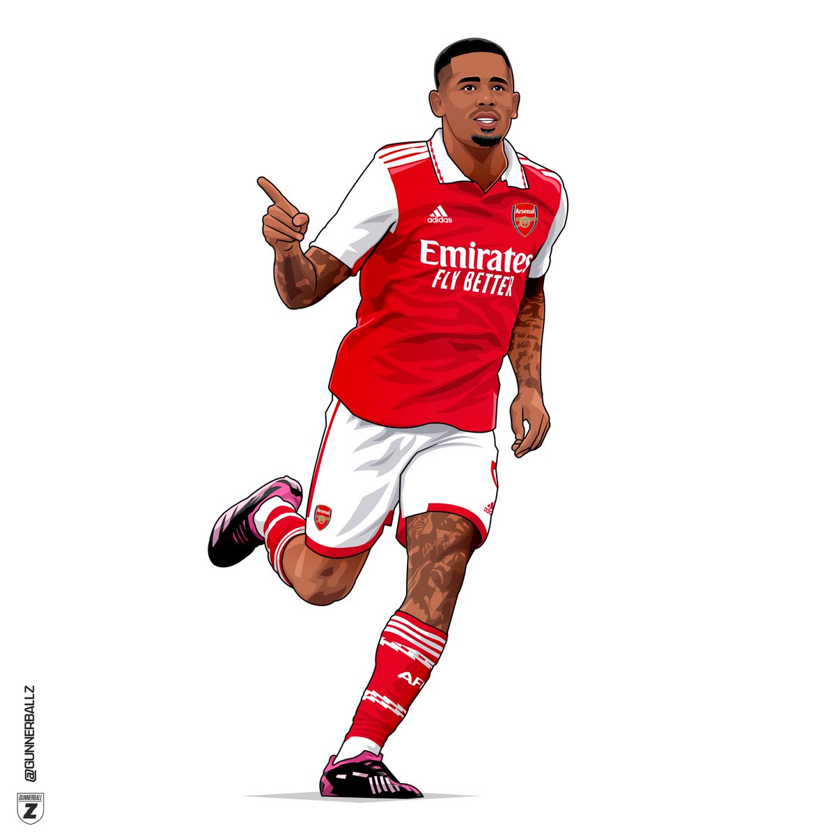GunnerBallZ's tweet photo. Some recent Arsenal designs I’ve created! 🎨

If you would like to commission me in this style to draw anything you require please DM or email at gunnerballz@gmail.com

#arsenal #afc https://t.co/X8uy4v5PW1