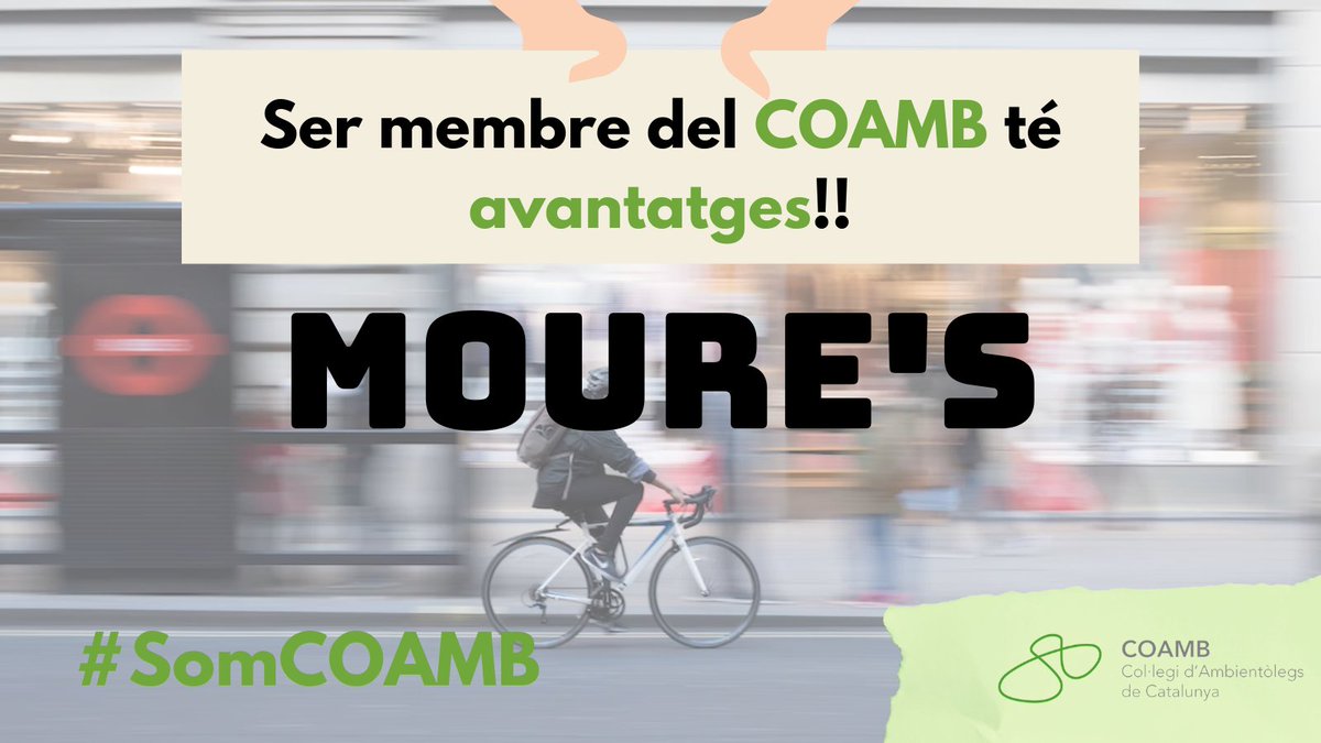 Gaudeix d’un allotjament sostenible i amb descompte amb l’acord entre el COAMB i <a href="/casajambcn/">Casa Jam Barcelona</a> 
coamb.cat/actualitat-gen…