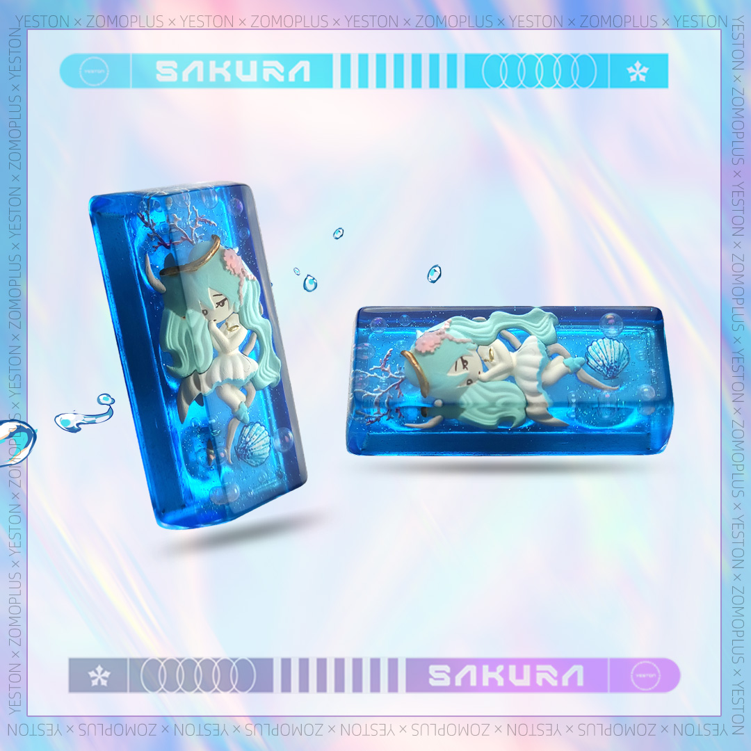 YestonOfficial's tweet photo. 🔍 Well we have some surprises for you...
Yeston X Zomoplus Sakura series keycap blind box is coming! @zomoplus   
Each series has 3 designs with one Altantis as a secret design attached.
.
#yeston #zomoplus #graphicscard #artisankeycap #keycap #sakurakeycap #anime #kawaii https://t.co/hpxqyZ4IrH