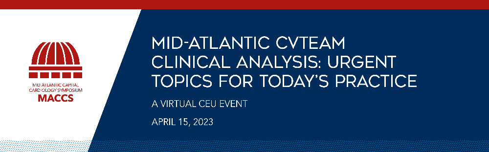 Interested in a review of the late breaking trials from ACC.23 and HCM? Complimentary CEU kicks off at 8am on Saturday! Sign up to get the link: vcacc.org/CVTeam