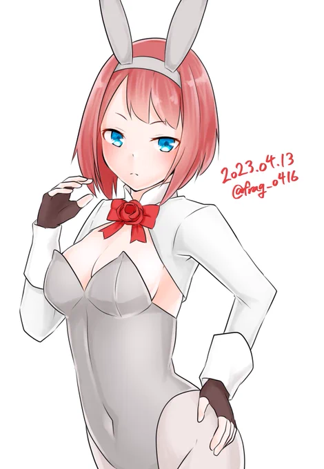 バニーアーク#艦これ版深夜の真剣お絵描き60分一本勝負#艦これ版真剣お絵描き60分一本勝負_20230413 