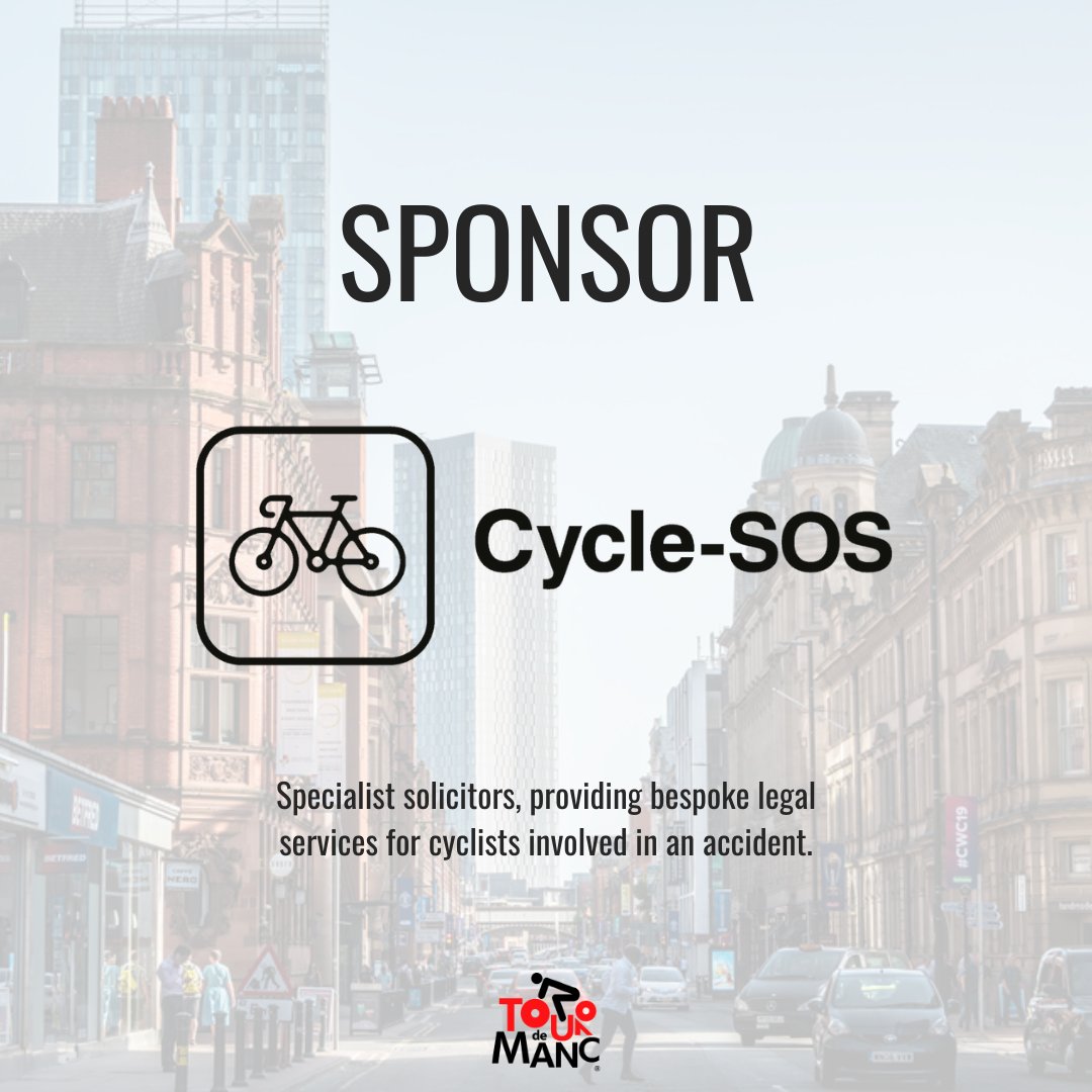 SPONSOR ALERT 🚨

We are very excited to have Cycle-SOS sponsoring TdM this year!🚴🏻 We could not run our events without the support of other organisations, so everyone sponsoring our ride this year means a lot to us!

#TourdeManc #TdM2023 #Sponsor #Manchester #CycleSOS #TdM