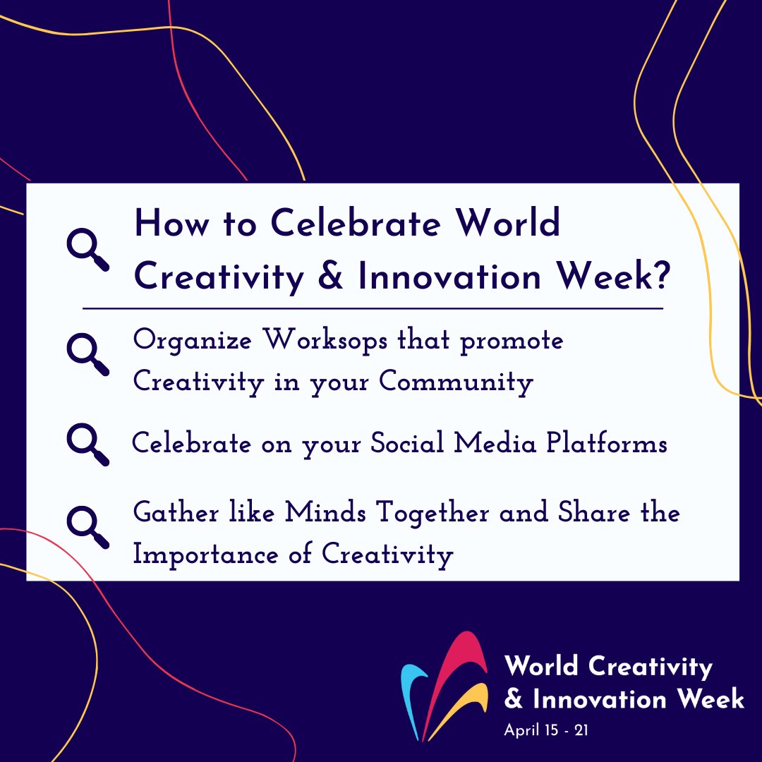 World Creativity & Innovation Week/Day tweet media