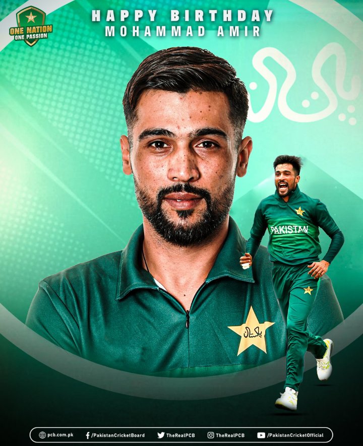 Happy birthday Mohammad Amir!!! 