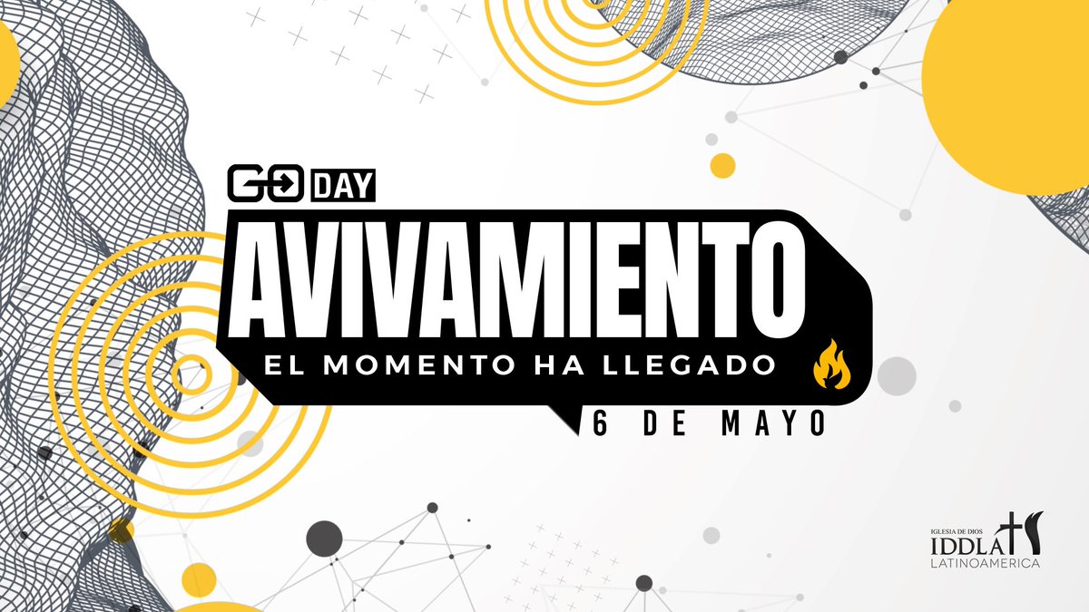 geiddla's tweet photo. ⚠️GO DAY⚠️

Este año nos preparamos para un gran avivamiento 🔥 en nuestras comunidades , cada joven saliendo a compartir su testimonio con otros.

Seremos imparables 🫵🏽

#GODAY #6DeMayo #IDDLA #GEIDDLA #Avivamiento #FJ https://t.co/9dDaB4oUNi