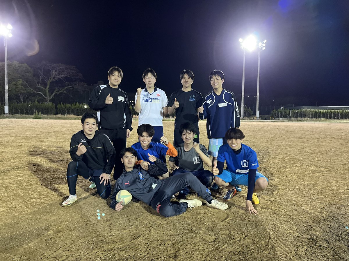 okadairugbyclub's tweet photo. 今日は体験練習を行いました！！
ミニゲームでラグビーの楽しさを知ってもらえました😌
そして入部を決めてくれた子がいました🎉
来てくれた皆さんありがとうございました🙌🏻
明日は18:00から陸上競技場でタグラグビー大会を行います！
まだまだ新入部員も待ってます✊🏻 https://t.co/11V9Rl1VP3