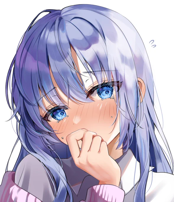 恥ずかしくて耳まで赤くなっちゃう女の子です 