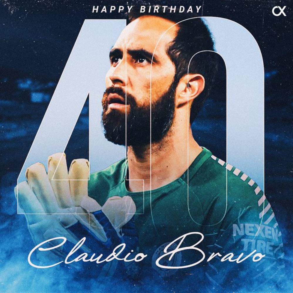 Happy 40th Birthday, Claudio Bravo! 