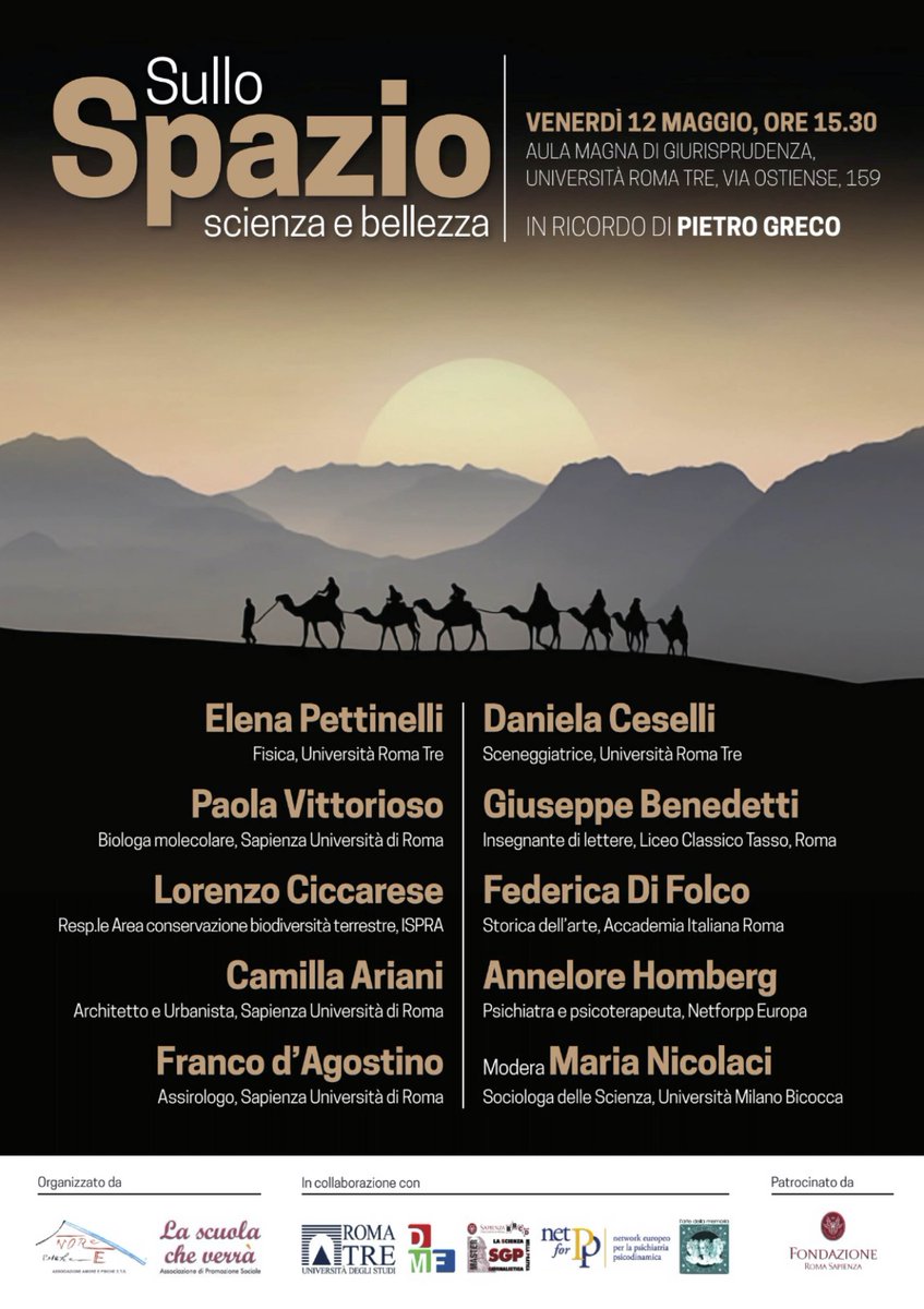 maria (@m_nicolaci) on Twitter photo Chiacchiere e idee 'Sullo Spazio' tra #Arte e #Scienza fra un mese a <a href="/UnivRoma3/">Università Roma Tre</a> Chiacchiere e idee 'Sullo Spazio' tra #Arte e #Scienza fra un mese a <a href="/UnivRoma3/">Università Roma Tre</a>