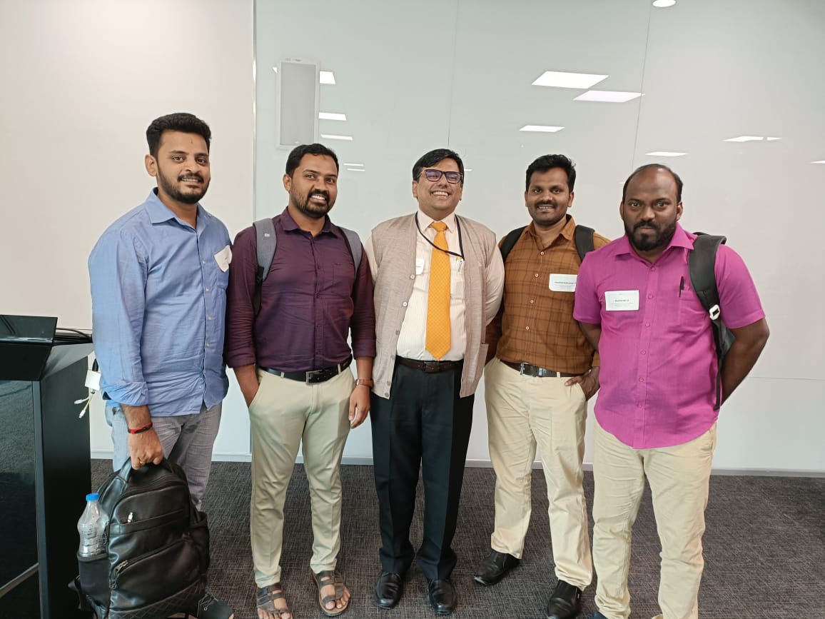CySecKCoE's tweet photo. Topics covered included Governance, Risk and Compliance #GRC #networksecurity #CloudSecurity #IoTSecurity, and #MalwareForensics. The Industrial Visit to @VMwareIN Office on the final day comprised of technically guided virtually-simulated laboratory sessions. https://t.co/kOSiAxi3Qp