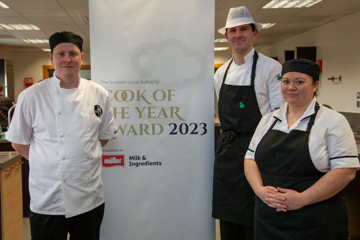 Your LACOTY finalists, who have created your menu at #assistconf23 🥇 Nicola Arnold, @Edinburgh_CC Martin Cuthbert, @EastAyrshire and Jamie Kimmett, @StirlingCouncil 👏