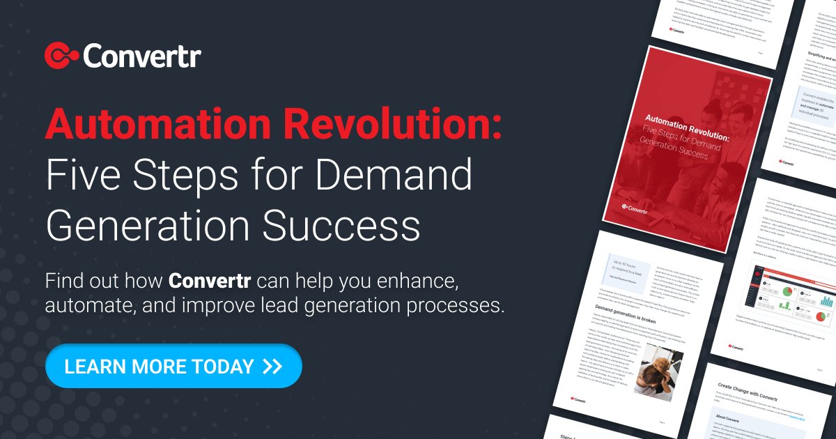 convertr_io's tweet photo. Where should you start when it comes to setting-up for #demandgeneration success? We’ve put together five key steps that enable businesses to unlock the full potential of their #leadgeneration process, download the full report now: 

https://t.co/DOOOsjjgB1 https://t.co/83yiq4Pjse