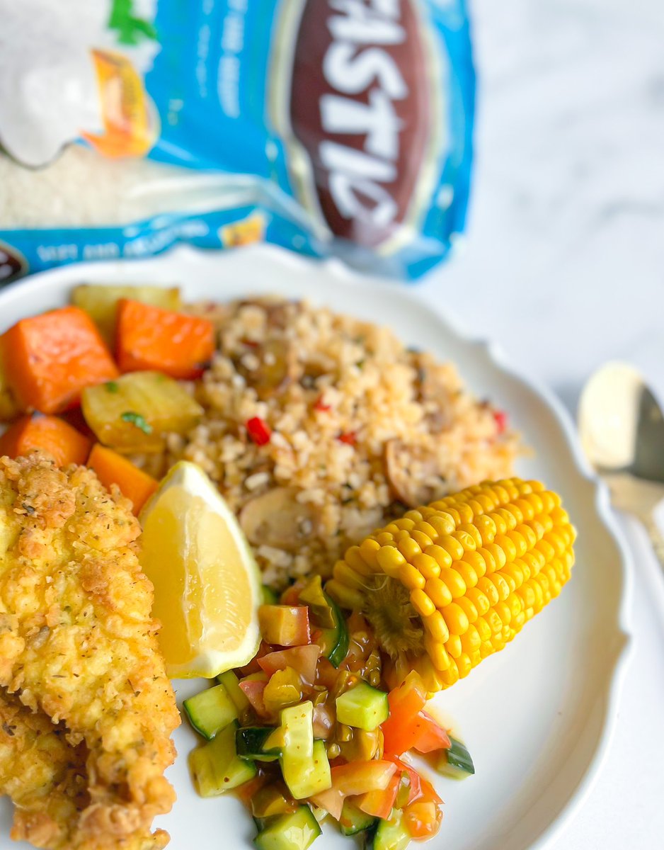 Mary_Yanda's tweet photo. My Easter dish ☺️ #perfecteverytime #onlyonetastic #morethanjustrice #perfectpartnership @tasticricesa @Mr_Ndash https://t.co/lzrFgnEHRE