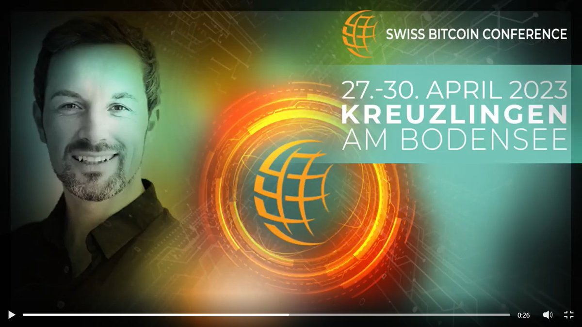 CryptorTrust's tweet image. FIRST #SWISS #bitcoin #CONFERENCE 27.-30. APRIL 2023 #event 
linkedin.com/feed/update/ur…