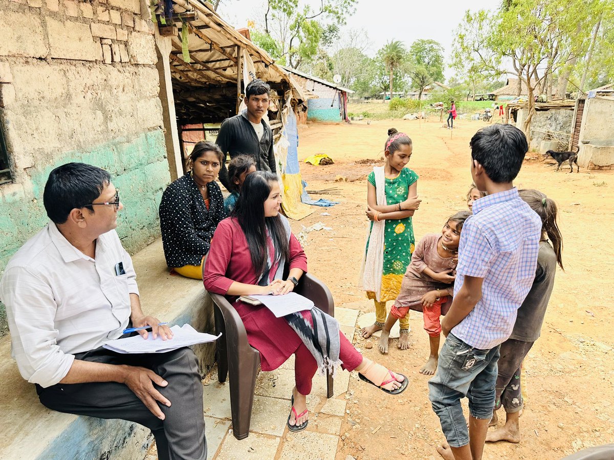 Under 'Nondhara no Aadhaar' project, visited 2 families, ensured they get ration under NFSA and guided them to avail other schemes of Government. #civilservices #fieldvisit