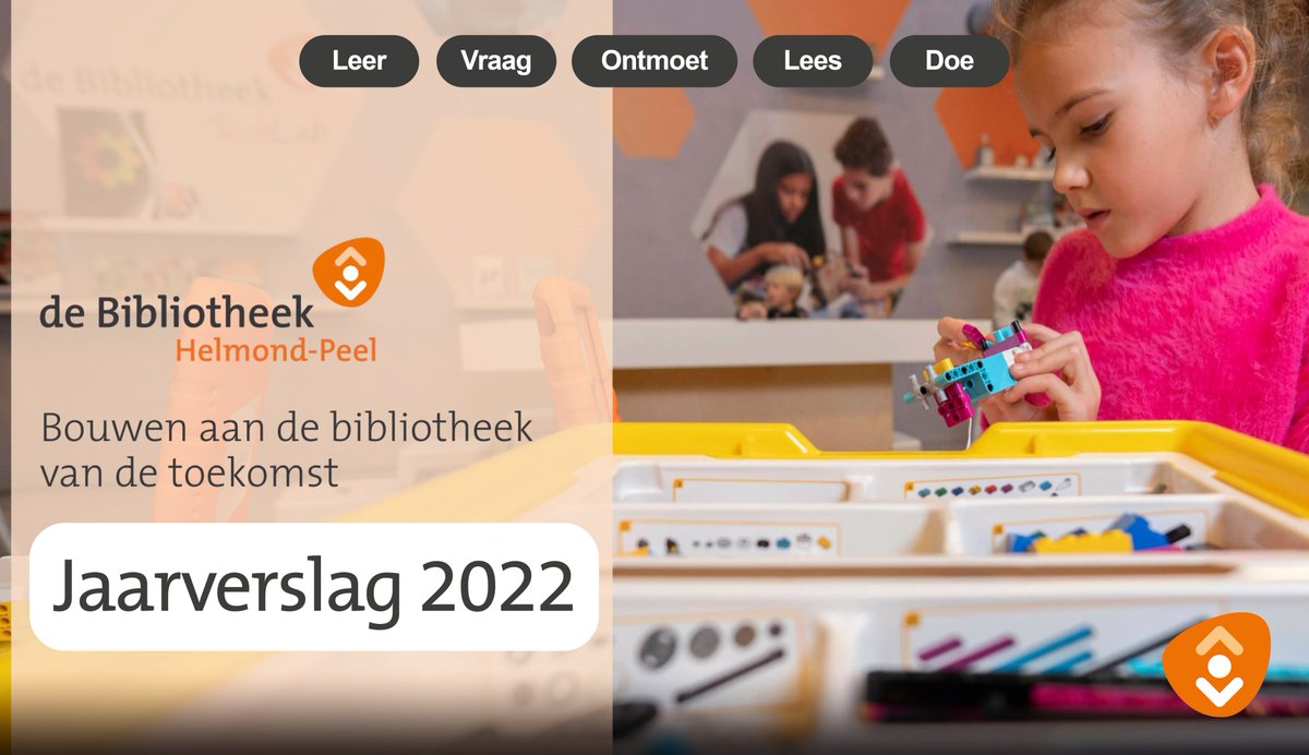 In het #jaarverslag van 2022 blikken we graag terug op alles wat in 2022 weer kon. Op nieuwe initiatieven en ontwikkelingen die in gang zijn gezet. Samen kunnen we weer bouwen aan de #bibliotheek van de toekomst.
…verslag2022.bibliotheekhelmondpeel.nl/bhp-jaarversla…