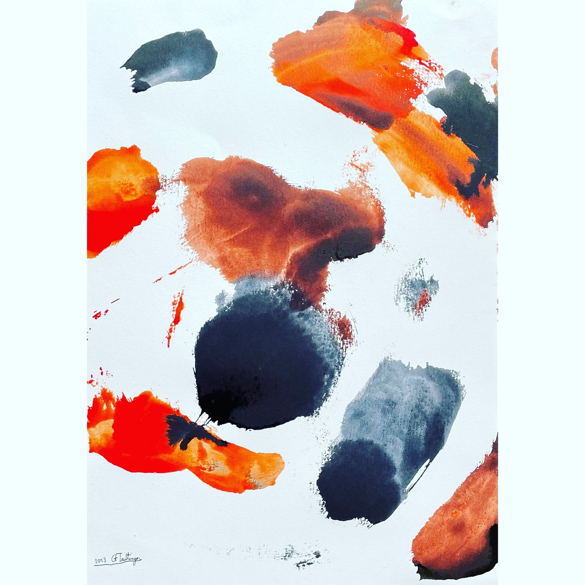 Art expressif, lumière et mouvement 2023 #239 #artexpressif #lumiereetmouvement #artabstrait #gftaittinger #encre #modernart #painting #abstractart #art #abstractartists #contemporarypainting #abstractpainting #taittinger (42cm x 59,4cm)