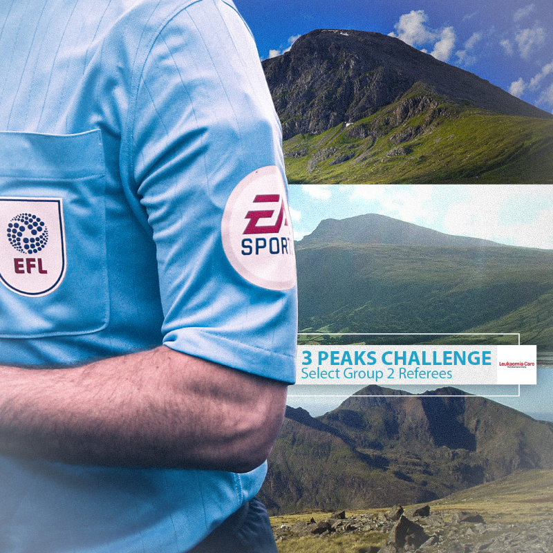 FA_PGMOL's tweet photo. 🗞️ Select Group 2 referees are set to show their support for coach Gary Willard and raise money for @LeukaemiaCareUK by embarking on the ‘3 Peaks Challenge’ this week.

Good luck, team! 💪