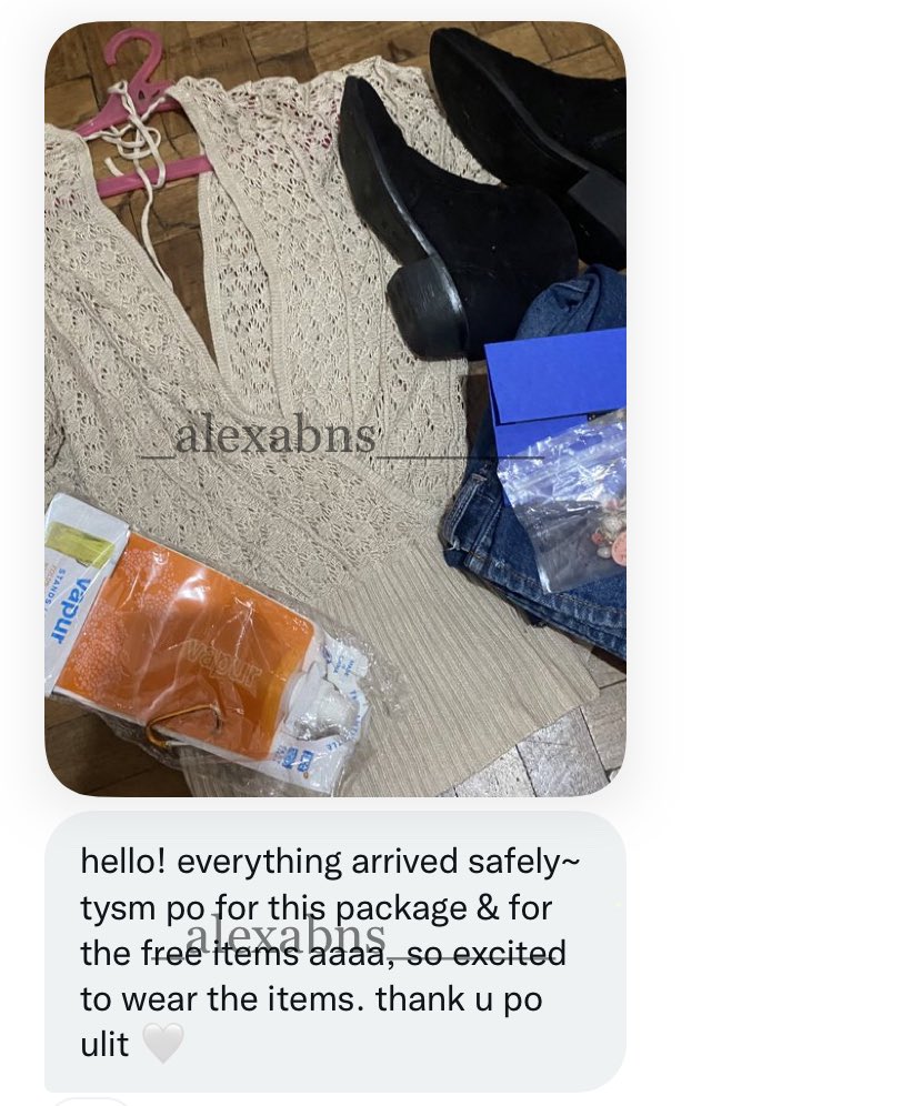 _alexabns_____'s tweet photo. thank you for trusting me po ♡ 
#alexabnsreviews https://t.co/yPTeT44tvZ