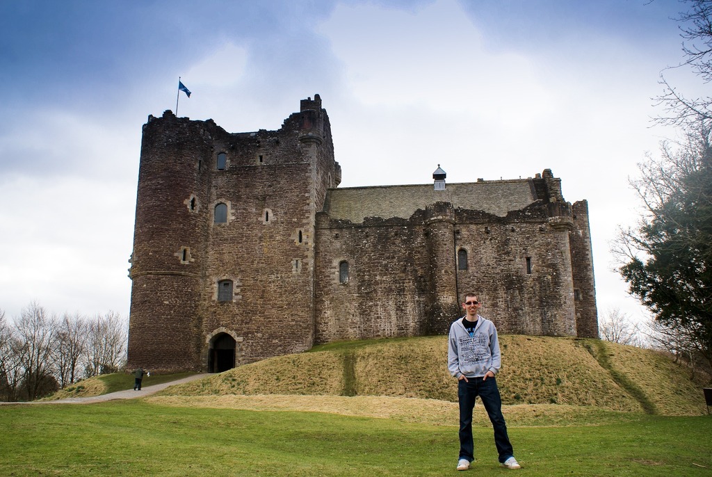 FuscoMedia's tweet photo. Here's today's #FuscoMediaFlashback, which features this photo that we took on this day back in 2010 when beards didn't exist! Here's Keith stood outside Doune Castle which was the castle made famous in the Monty Python And The Holy Grail movie! https://t.co/p9f7fN49OD https://t.co/BnyTMLnEg3