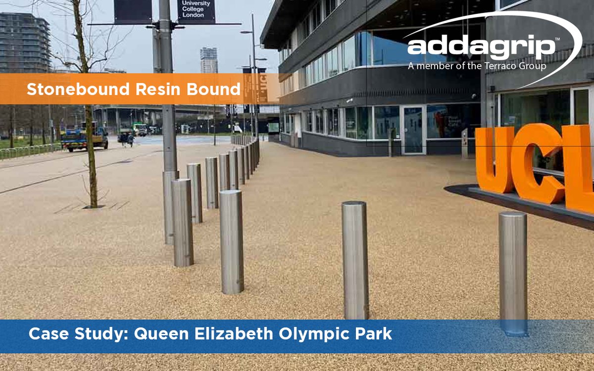 Addagrip Terraco (@addagripterraco) on Twitter photo NEW CASE STUDY! Addagrip approved contractor <a href="/TheTPGroup/">Total Protection Group #ServiceWithoutCompromise</a> has been back to the QUEEN ELIZABETH OLYMPIC PARK to install more Stonebound resin bound permeable surfacing around the UCL Marshgate Campus. bit.ly/43xP55x #resinbound #universitypaths #olympicpark #Stonebound NEW CASE STUDY! Addagrip approved contractor <a href="/TheTPGroup/">Total Protection Group #ServiceWithoutCompromise</a> has been back to the QUEEN ELIZABETH OLYMPIC PARK to install more Stonebound resin bound permeable surfacing around the UCL Marshgate Campus. bit.ly/43xP55x #resinbound #universitypaths #olympicpark #Stonebound