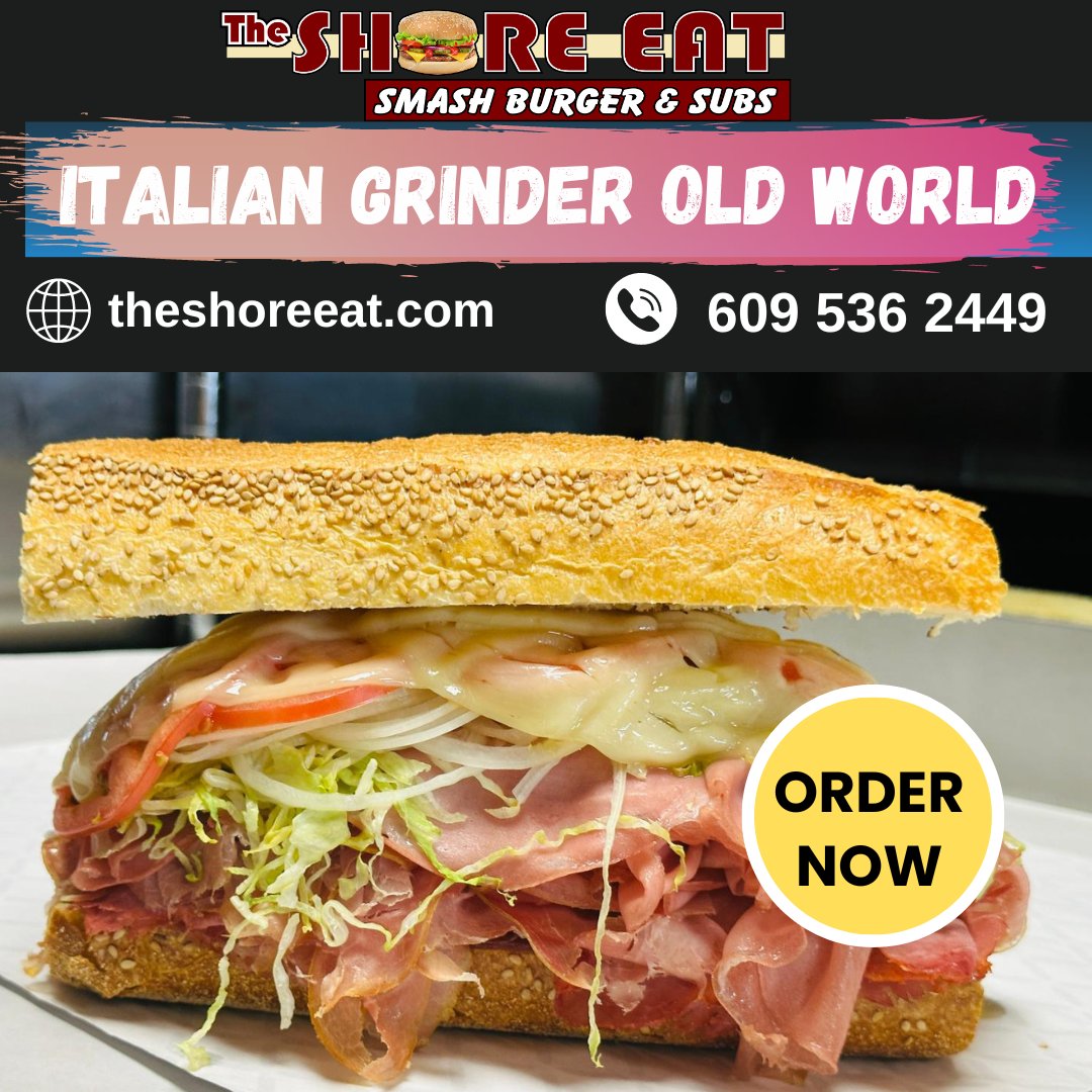 theshore_eat's tweet photo. Indulge in the authentic flavors of Italy with our mouthwatering old-world and traditional Italian grinders at The Shore Eat! Come and enjoy! +1 609 536 2449
Website: https://t.co/g7c2akdoiY
Find Us: https://t.co/rAnyyKdeJH
#theshoreeat #italiantraditional #filetoverload #hoagies https://t.co/KOndT5qPXD