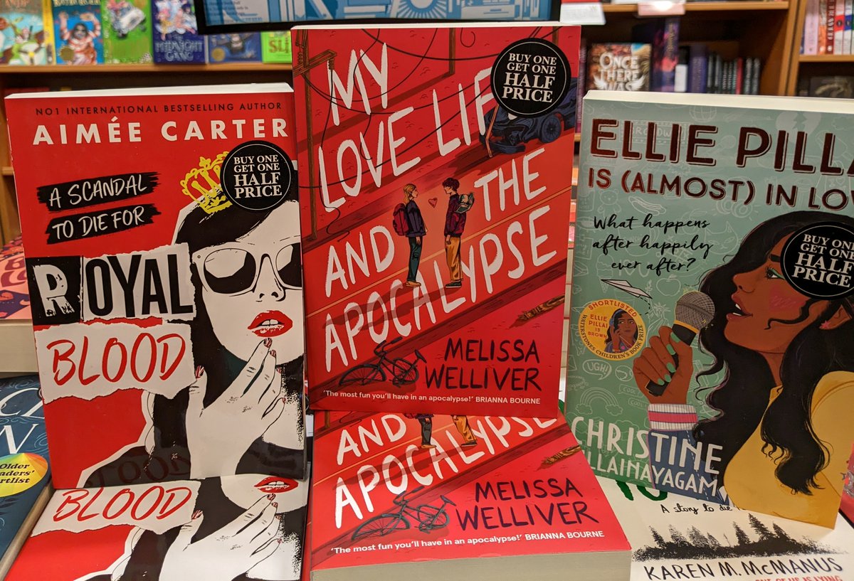 Honestly, you turn around for two seconds and there's even more new, amazing looking stuff in our YA section - we can't keep up!

@aimee_carter @Melliver @CPillainayagam