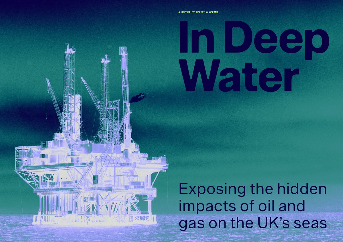 Since 2017, more than 20,000 tonnes of oil has been released into UK waters, including Marine Protected Areas, by oil and gas companies.

@Oceana and Uplift have just launched their new report indeepwater.co.uk exposing the hidden impacts of oil and gas on the UK's seas.