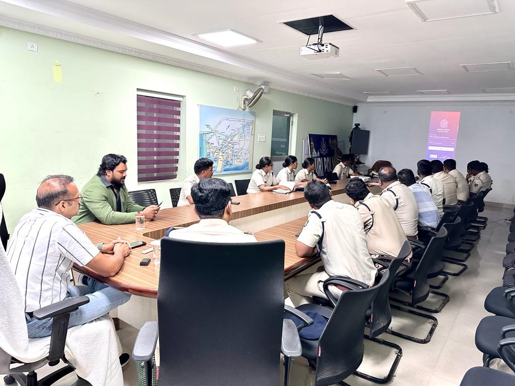Th3D3crypt3r's tweet photo. It was an honor to support the Puri Police, under the leadership of Dr. Kanwar Vishal Singh Ji, IPS, SP, in organizing a seminar on Cyber Security and Technology Implementation for the betterment of public services in Puri. We extend our gratitude to all the officers of Puri Police who participated in this meeting and made it a success. This initiative will prove beneficial not only for the people of Odisha but also for the tourists visiting the state. We are proud to contribute to the safety and security of the Dham of Lord Jagannath.
.
.
.
.
#technology #cybersecurity #cybercrime #safetyfirst #cybersecurityawareness #cybersecurityteam #DeepakKumarNath #puripolice #odishapolice #NewInitiatives #rathyatra2023 #police #puri #PuriDham #jagannathtemple #jagannathpuri #PuriPoliceinitiative #purisp #technologysolutions #threatsys #tech #safetyofpuri #cybersecuritytips