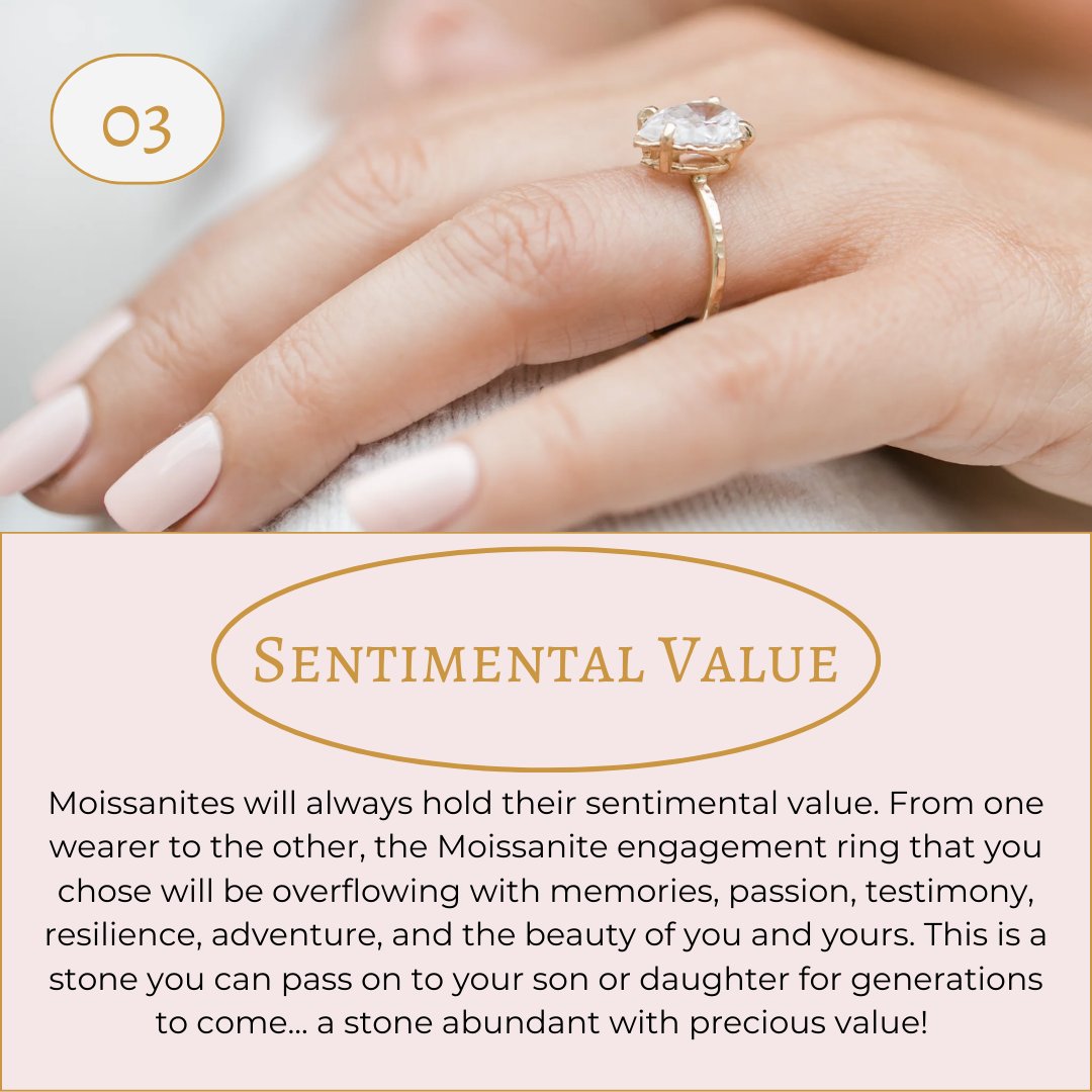 mtysondesigns's tweet image. 💍💎💖 Looking for an engagement ring that's both stunning and affordable? Look no further than Moissanite! Here are just a few reasons why we think it's a perfect choice. SWIPE ➡️

#moissaniteengagementring #affordableluxury #heirloomquality #durable #sparkly #ethicaljewelry